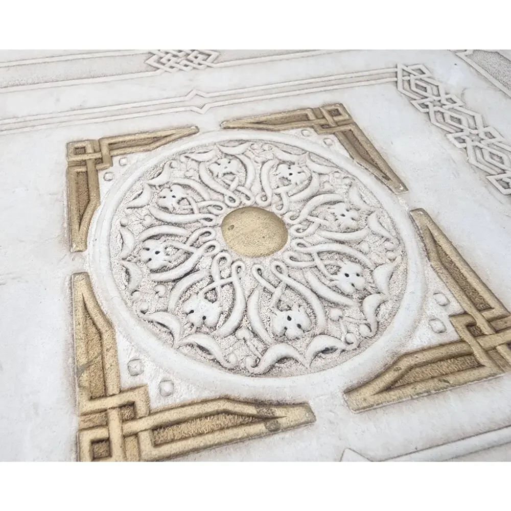 Vintage Faux Book Box Ornate Embossed Lid Photo Keepsake Decor Decorative Box